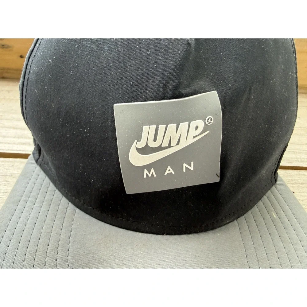 Nike Jordan Pro Jumpman Classics SnapBack Hat Cap Black & Gray Air Jordan